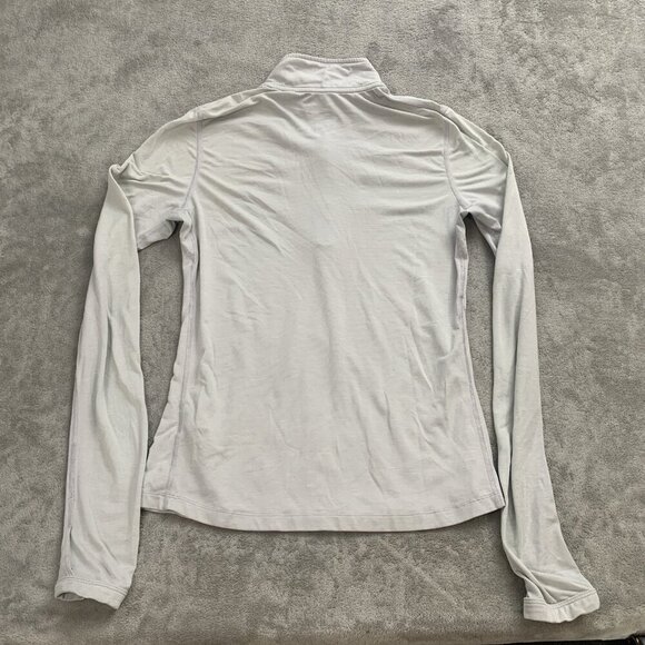 Nike Sweatshirt Mens Small Wake Forest 1/4 Zip Sweater Gray Stretch Pullover WF - Picture 10 of 11